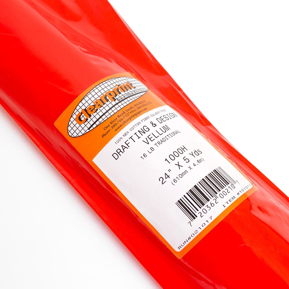 1000H Clearprint 16# Vellum Rolls